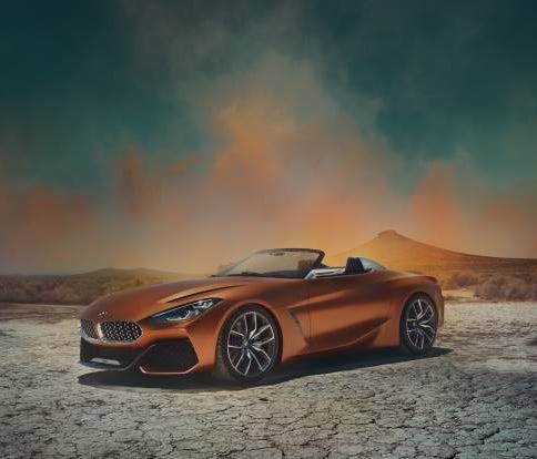 The BMW Z4 Roadster concept vehicle.