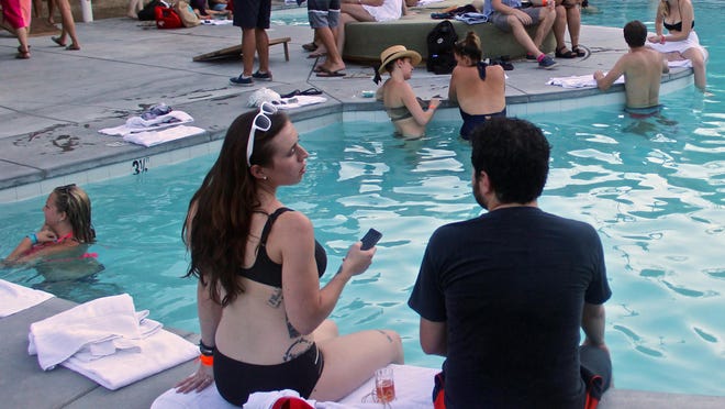 Besides beer tasting, the craft beer weekend hosted by the ACE Hotel included a pool party and live music by Butch Walker, The Drowning Men, Brian Whelan and others.