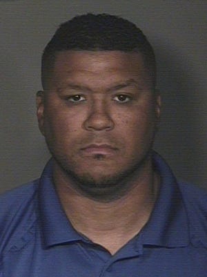 Aaron Lamar Wilkins mugshot after arrest for suspicion of sexual conduct with a minor