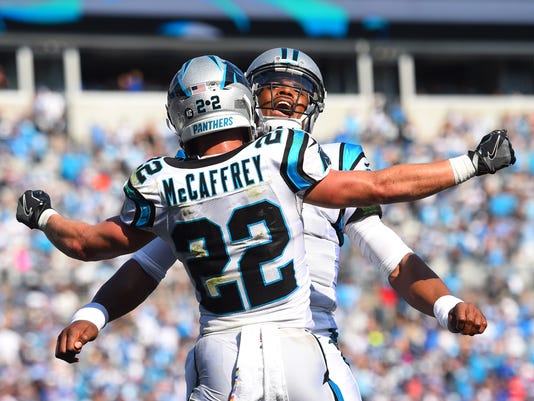 USP NFL: NEW YORK GIANTS AT CAROLINA PANTHERS S FBN CAR NYG USA NC