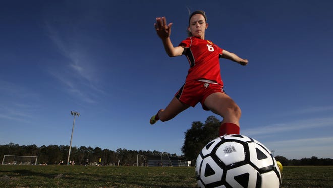 Leon sophomore Maddie Powell is the 2016 All-Big Bend Player of the Year for girls soccer after scoring 25 goals from her midfield position.