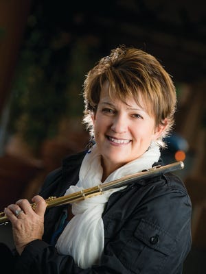 Jazz flutist Holly Hofmann will play with the Hofmann-Mike Wofford Quartet Saturday at Pete Carlson's Golf & Tennis in Palm Desert.