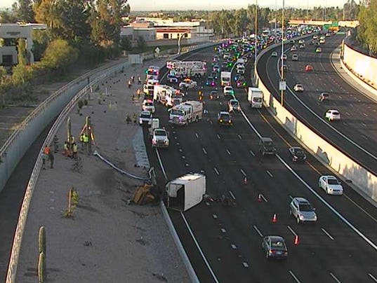 Construction truck collision