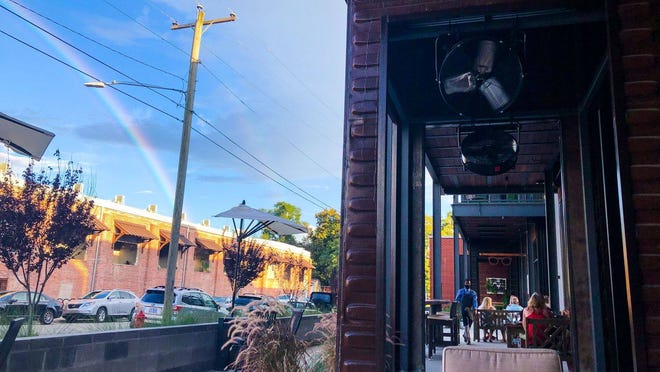 The patio at The Second Glass at 1540 S 2nd St. in Wilmington.