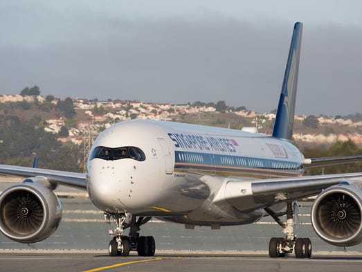 Singapore Airlines' initial nonstop moody connecting