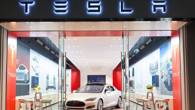One of Tesla Motors' car galleries.