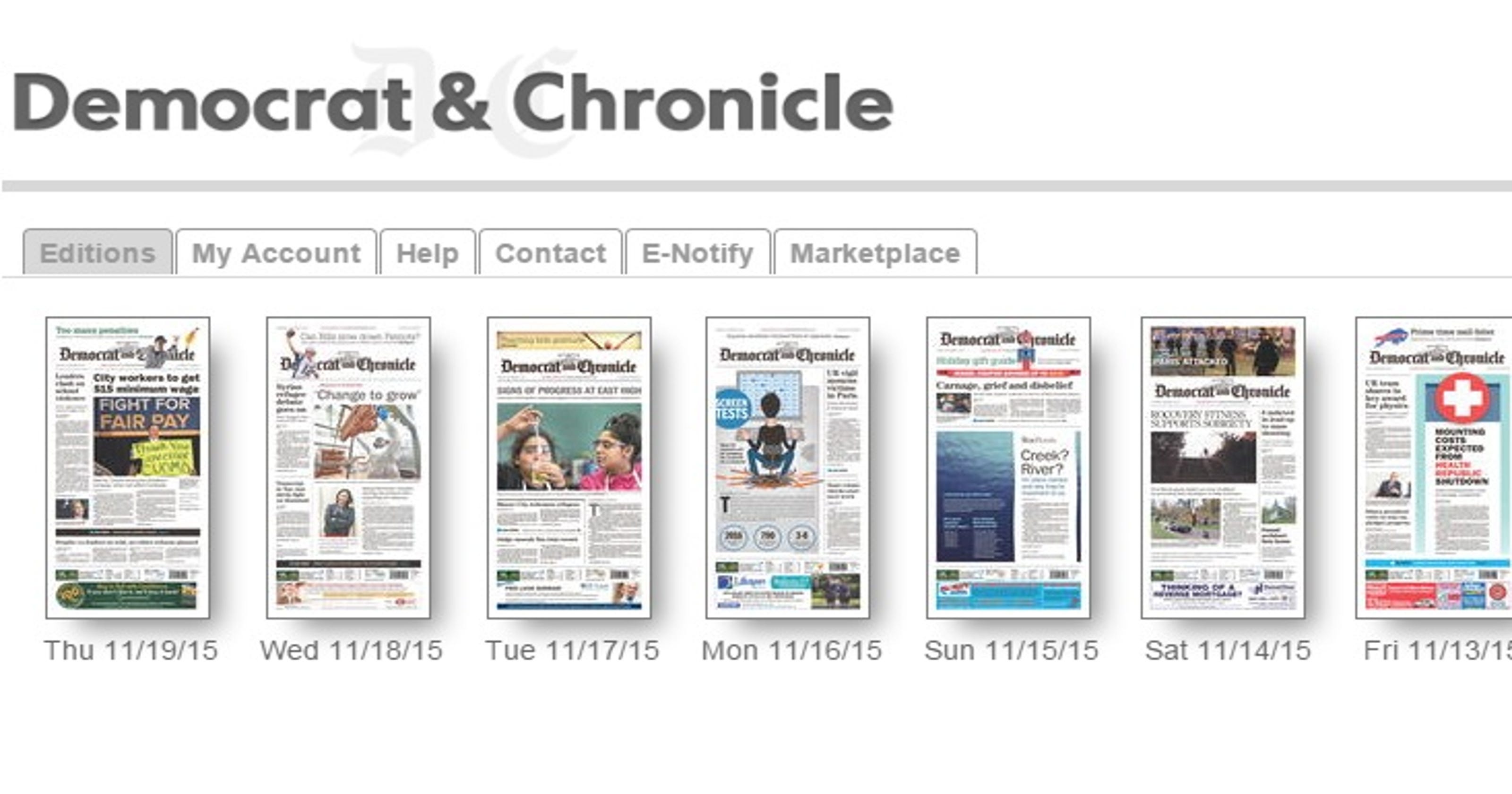 Legacy Democrat And Chronicle