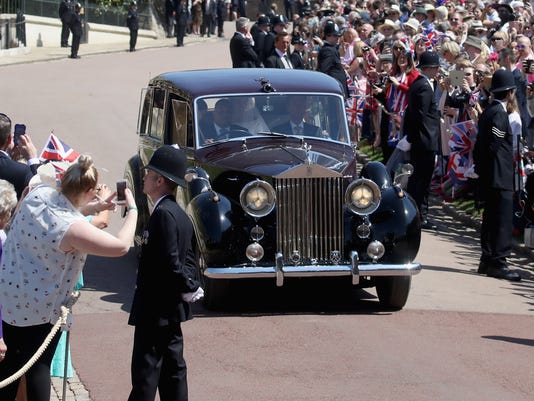 Royal Wedding Rolls Royce Is Star Attraction Along With