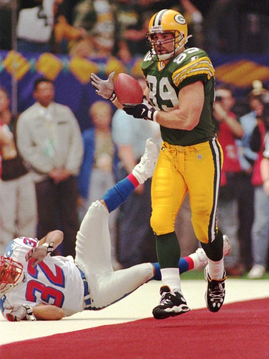 The Top Five Packers Tight Ends in History 3 Image result for mark chmura touchdown
