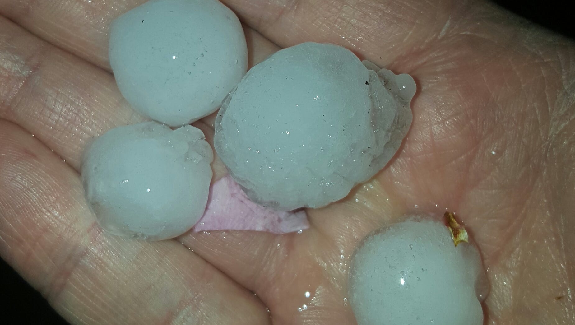 Quarter-size hail falls on parts of Delaware