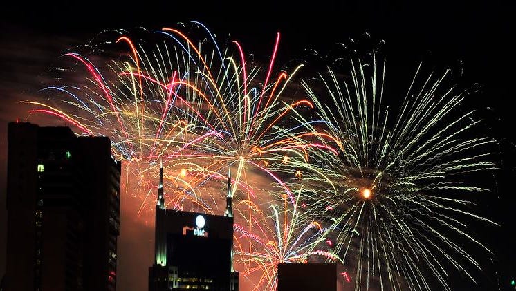 Nashville will have the nation's largest July 4 fireworks display this year.