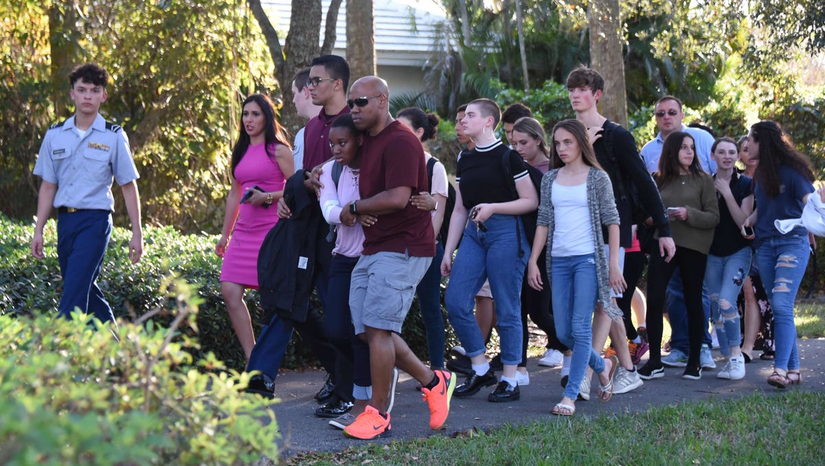 Students returned to classes at Marjory Stoneman Douglas High School in Parkland, Fla. But following the shooting there, the mindset of parents and community members has shifted to protection.