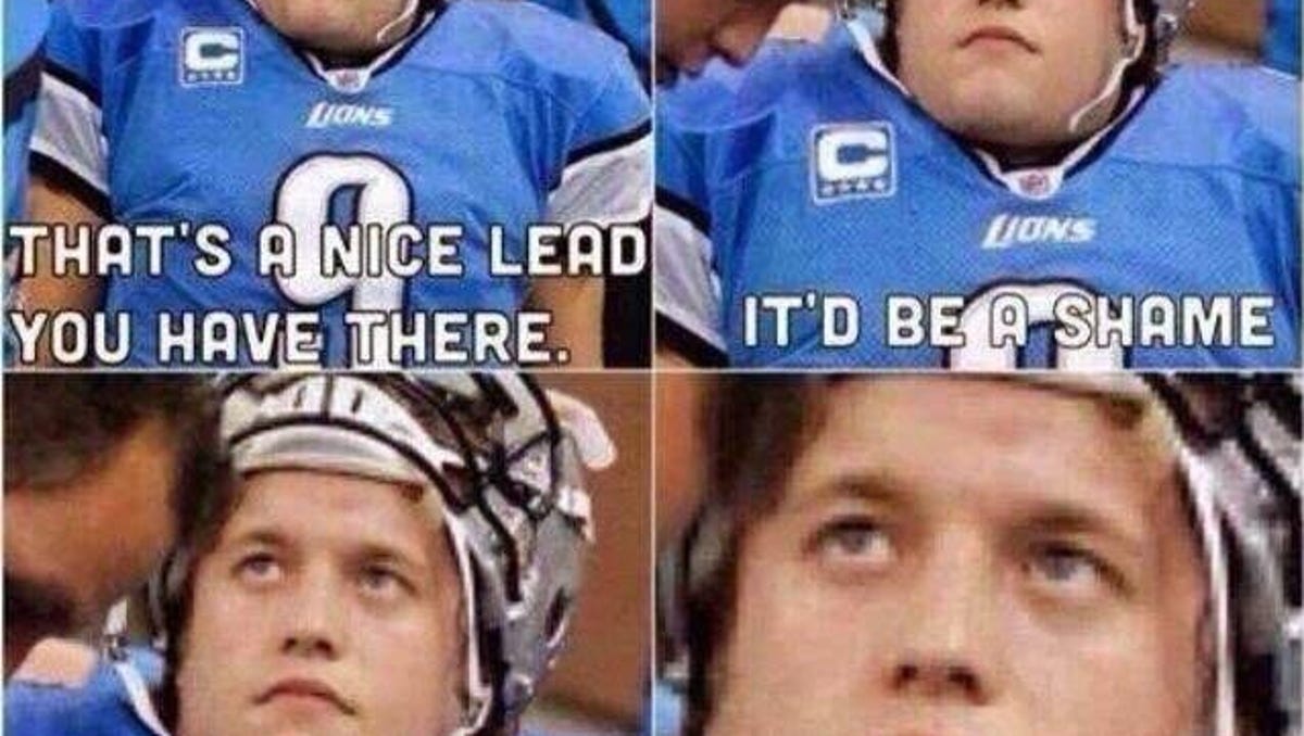 Lions Stafford Amused By Comeback Meme