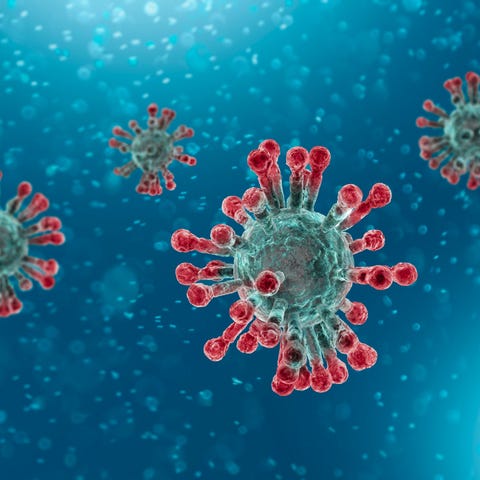 Microscopic picture of the Coronavirus