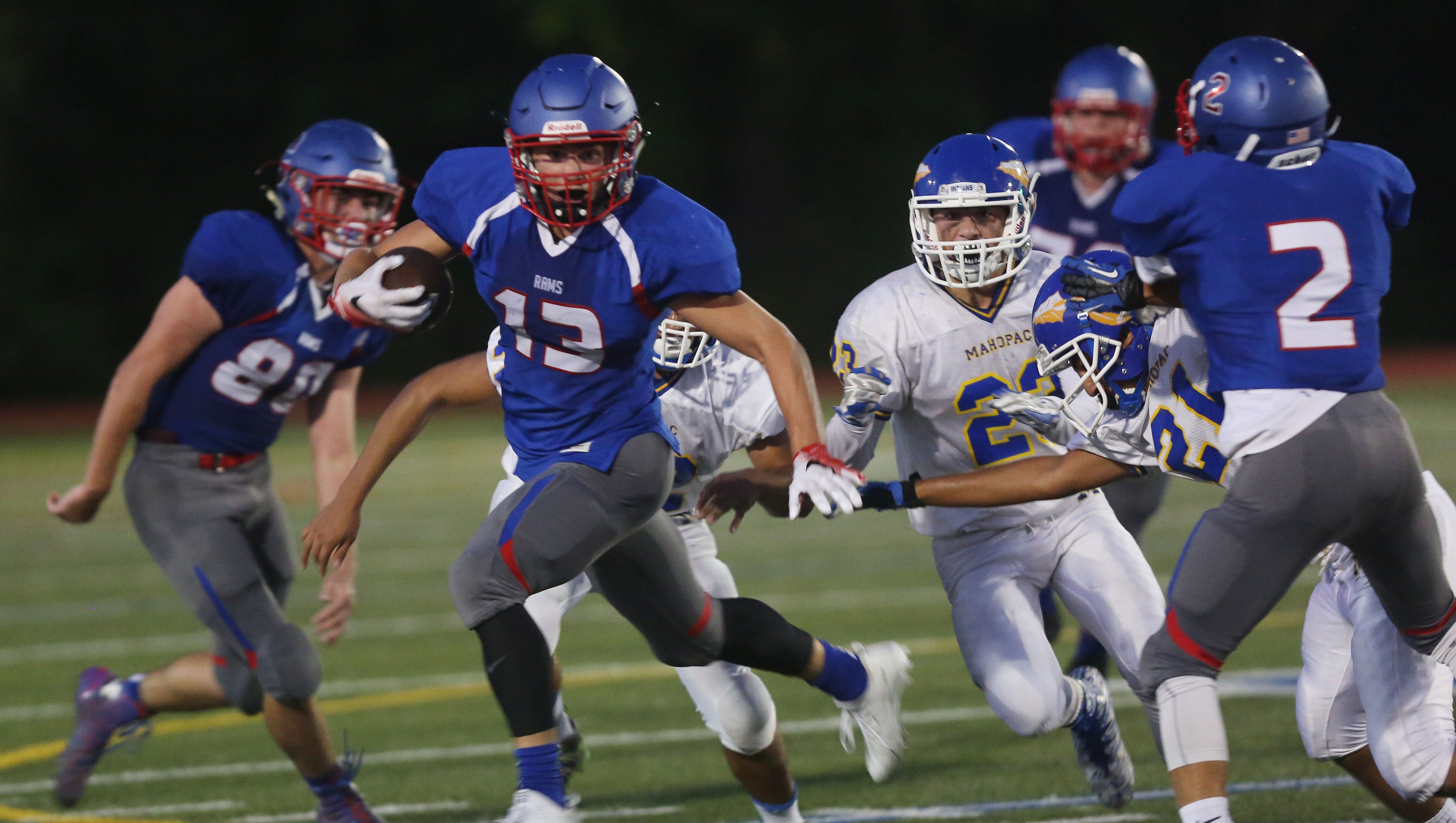 Football Carmel Emerges From Rivalry Spectacle With Mahopac 15 14