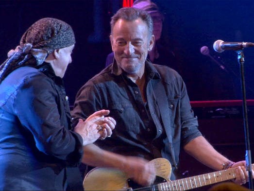 Little Steven Van Zandt [left) and Bruce Springsteen
