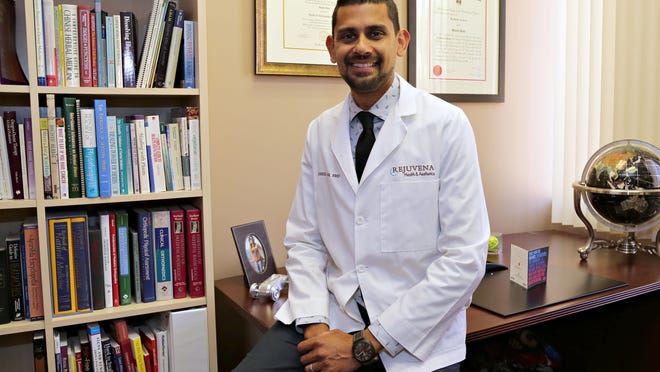 Dr. Suneil Jain, NMD, A doctor of Naturopathic medicine in his Scottsdale office, as seen in Scottsdale on April 28, 2015