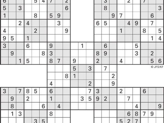 printable sudoku high five
