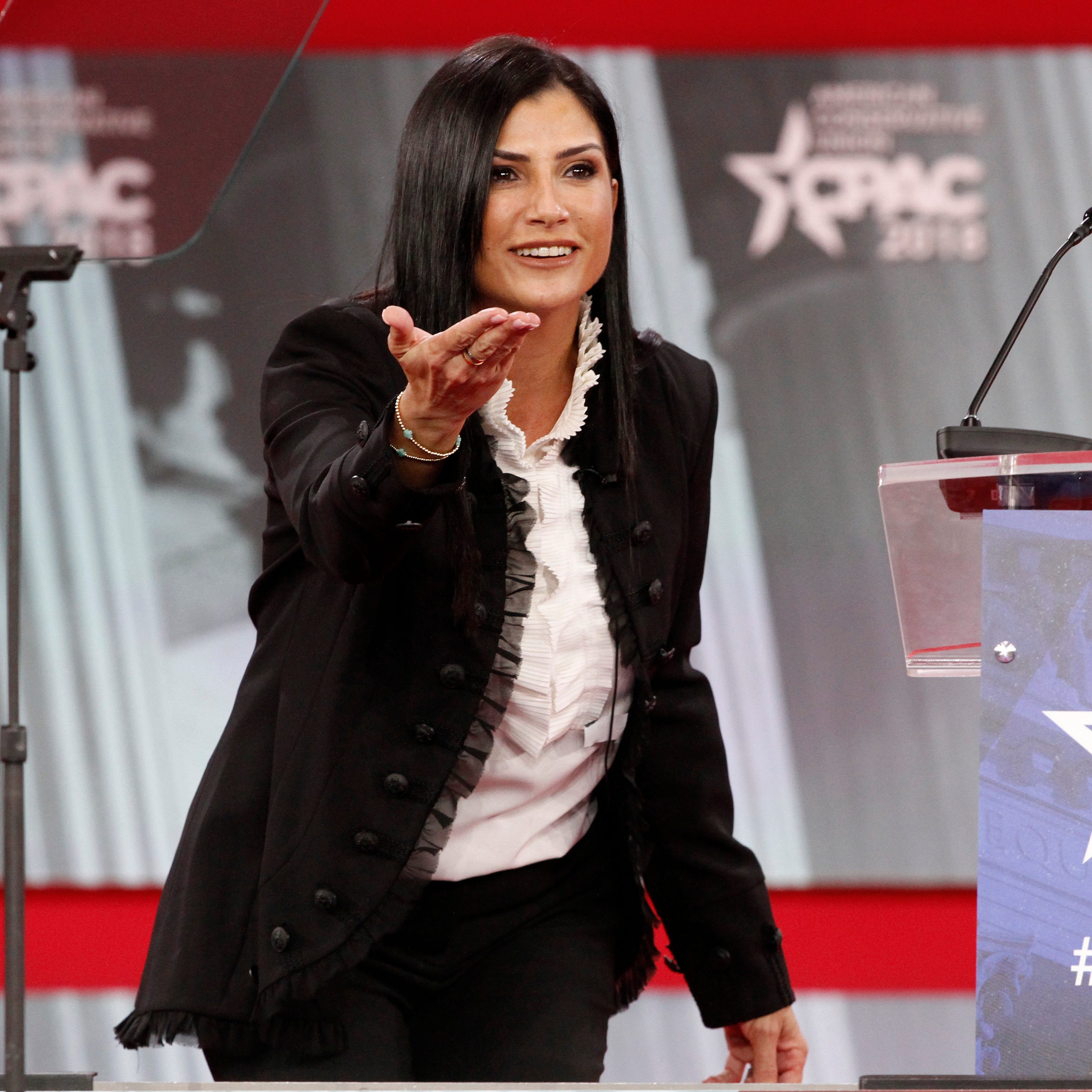 In this Feb. 22, 2018, photo, Dana Loesch, spokeswoman for the National Rifle Association, speaks at the Conservative Political Action Conference (CPAC), at National Harbor, Md.