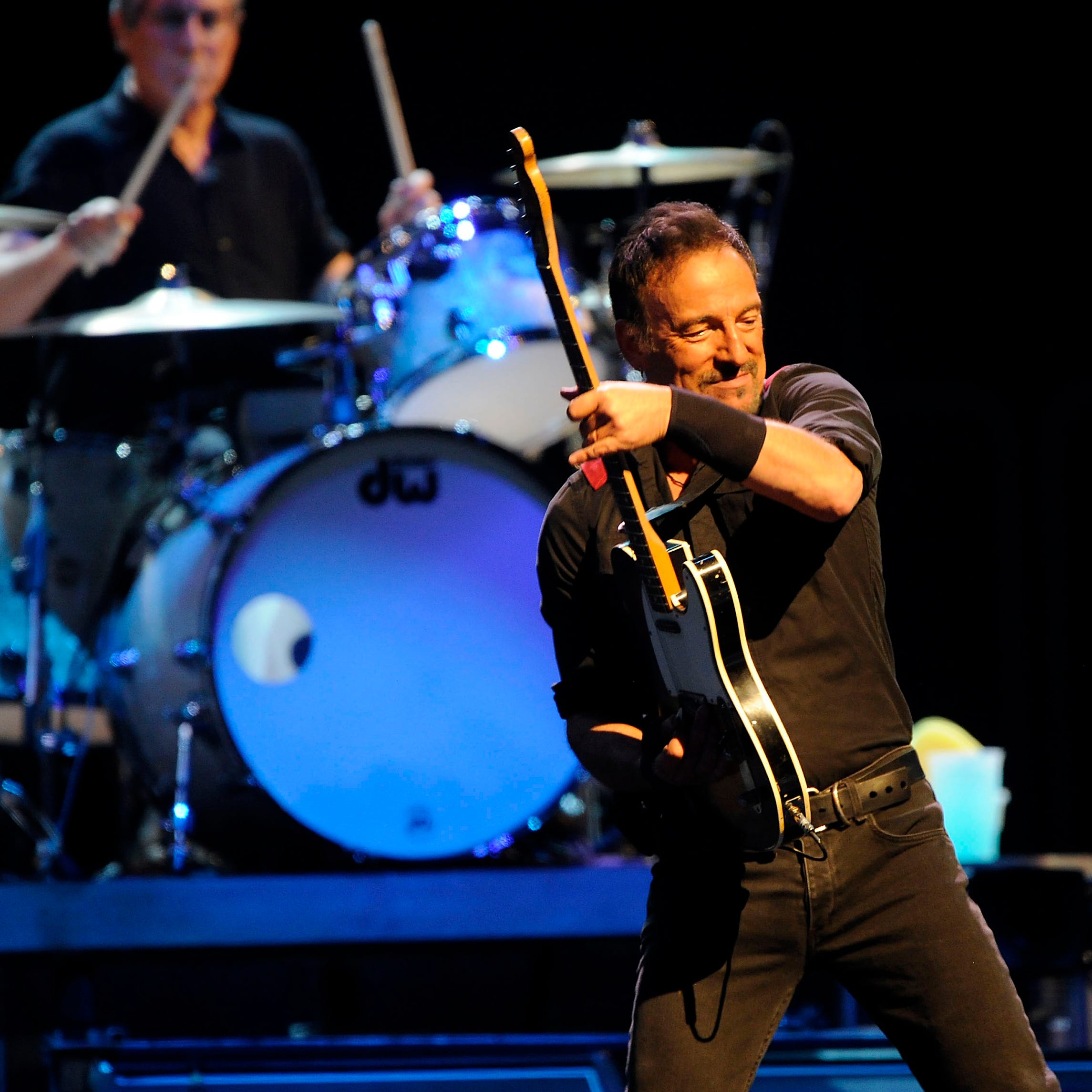 Bruce Springsteen performs with the E Street Band on Saturday, May 17, 2014 at the Mohegan Sun Arena in Uncasville, CT.