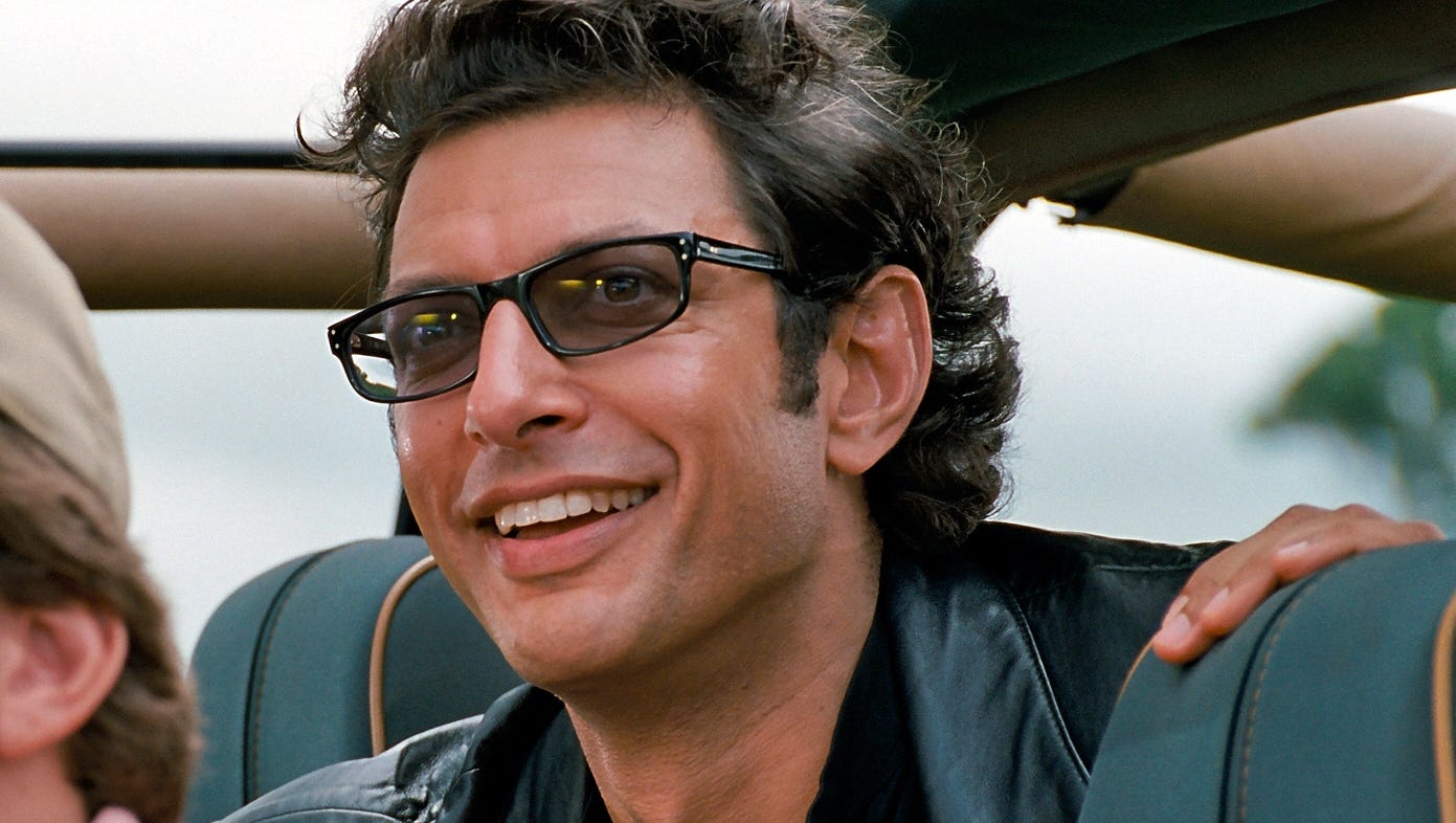 Watch Jeff Goldblum Lampooned For That Shirtless Jurassic Park