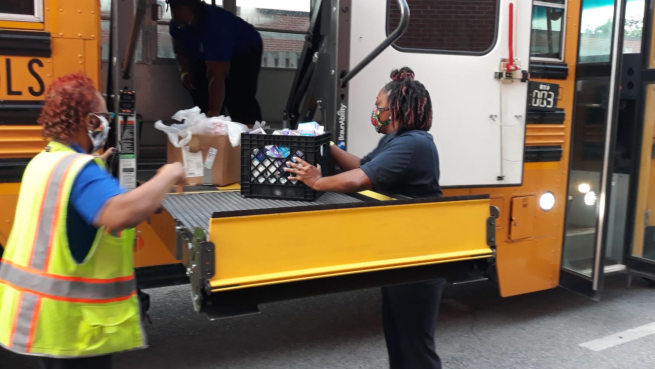 Meals on the bus: SCCPSS meals to be delivered by bus during virtual Meals on the bus: SCCPSS meals to be delivered by bus during virtual