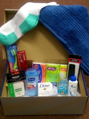 United Way's Shoebox Project will provide personal care products to those in need.