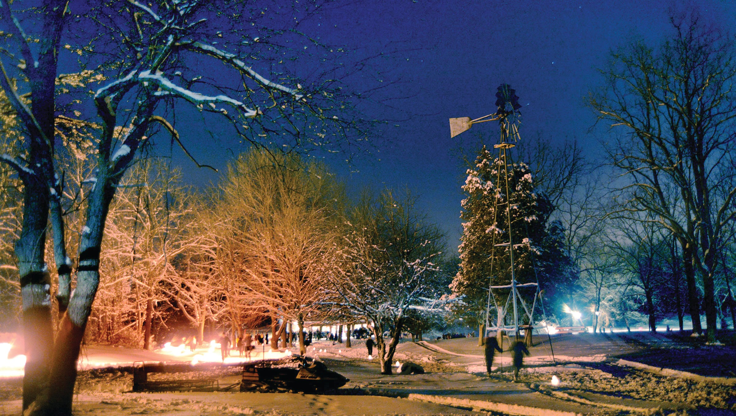 Lapham Peak sold out required parking vouchers for candlelight hike