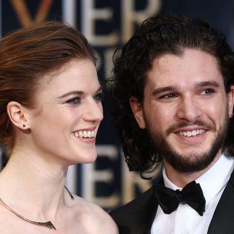 Rose Leslie and Kit Harrington are engaged.