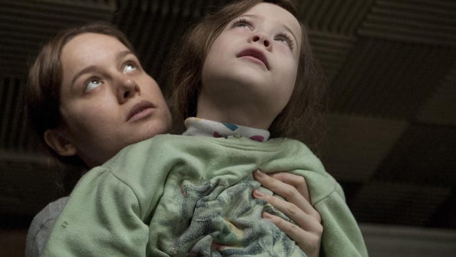 Brie Larson and Jacob Trembley are mother and son in “Room.”