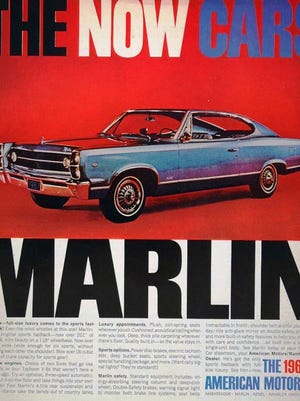 The second and final generation Marlin arrived in 1967 with a six-inch longer 118-inch wheelbase and based on the Ambassador chassis. Sales dropped to just 2,545 units as AMC pulled the plug at the end of the'67 model year. (Compliments former AMC).