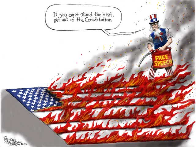 Benson Can T Stand Flag Burning