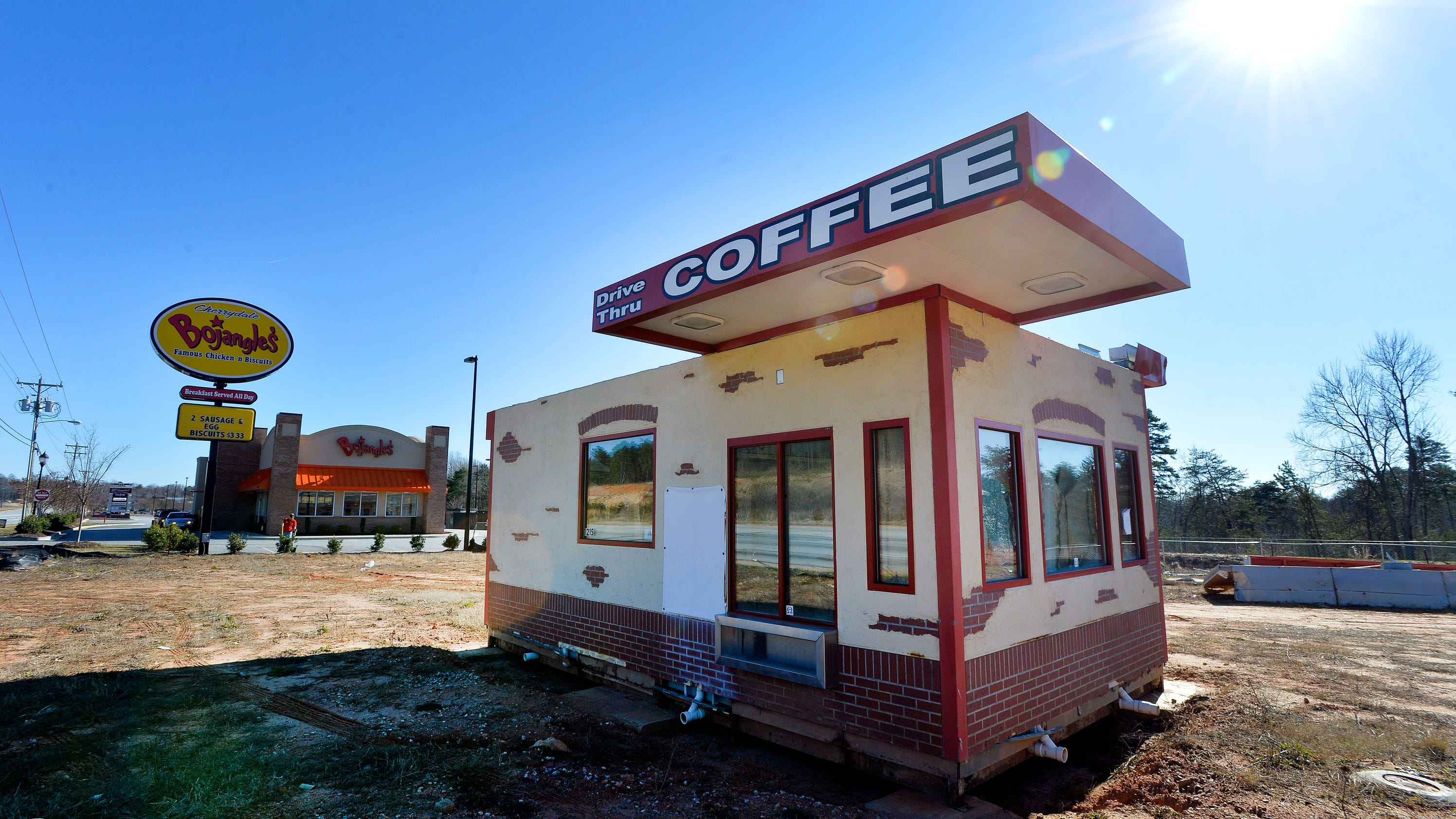Q&Amy Drivethru coffee stands alone