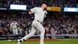 ALDS Game 4: Indians at Yankees - Yankees catcher Gary