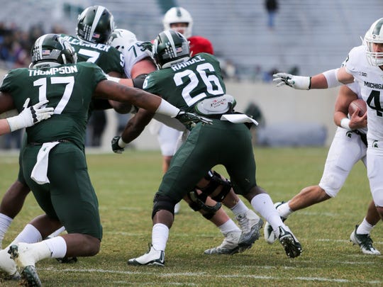 Battle Creek S Randle Makes A Statement At Msu Spring Game