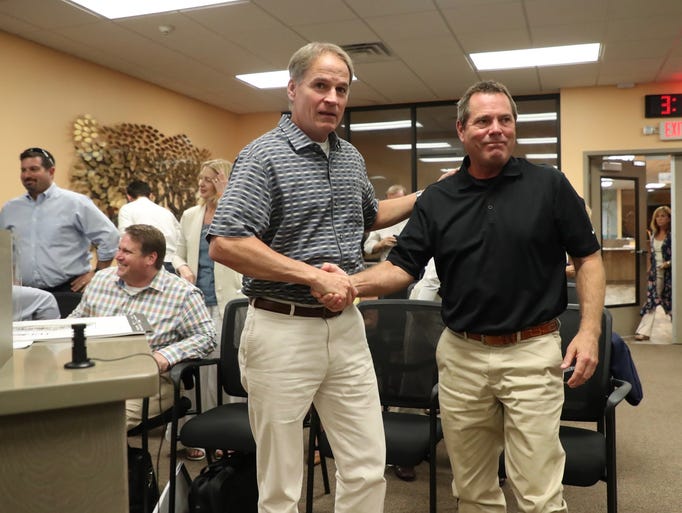 Tom Torgerson, right, and his partner John Dammermann
