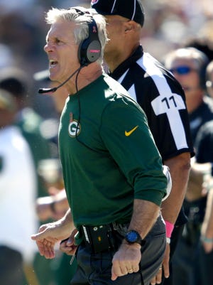 Special teams coordinator Ron Zook is looking for more consistency from long snapper Rick Lovato.


The Green Bay Packers host the St. Louis Rams Sunday, Oct. 11, 2015, at Lambeau Field in Green Bay, Wis.