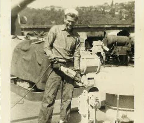 Sid Duerr enlisted in the Navy at the age of 17. He was a sailor on the U.S.S. Baltimore during World War II.