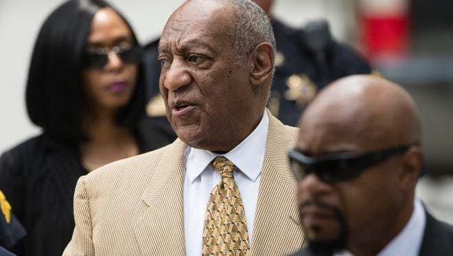 Bill Cosby arrives for a pretrial hearing in his criminal sex-assault case at the Montgomery County Courthouse in Norristown, Pa., Thursday.