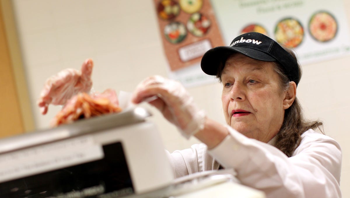 Irresponsible financial decisions could prolong or even reverse retirement for some. In this photo, Joanne Gould, 78, works in the deli at Rainbow Foods in St. Paul, Minn. After a century-long trend of Americans retiring at a younger age, many seniors are wondering if they will ever turn in their employee IDs. Almost 7 million are working who are 65 or older, a 60 percent increase since 2001. About 3 million   of those workers are 70 or older, up from almost 2 million a decade ago. (AP Photo/The Star Tribune, Courtney Perry)  MANDATORY CREDIT; ST. PAUL PIONEER PRESS OUT; MAGS OUT; TWIN CITIES TV OUT