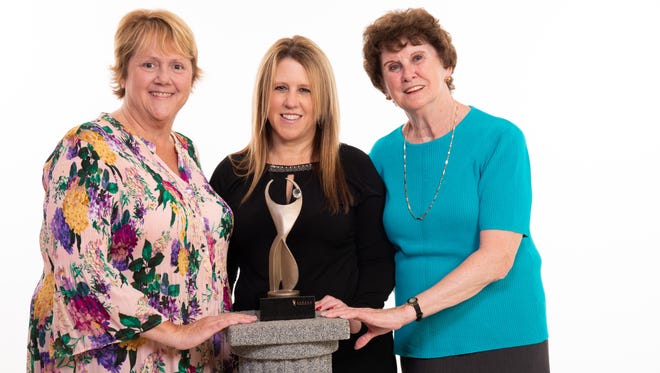 The 2018 ATHENA Leadership Award finalists (from left) are Susan Isaacs, Amanda Marquis and Janis Buhl-Macy.