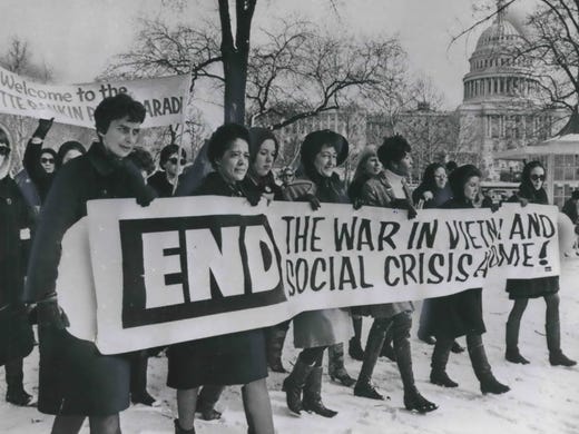 Milwaukee Ald. Vel R. Phillips (second from left with