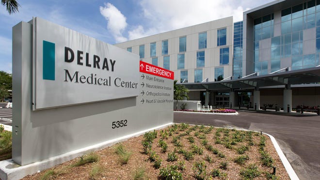 Delray Medical Center, shown in this 2017 photo, is one of four Palm Beach County hospitals that earned an A from The Leapfrog Group's spring 2019 Leapfrog Hospital Safety Grade. The other three are Palm Beach Gardens Medical Center, Jupiter Medical Center and Wellington Regional Medical Center.