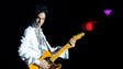 Prince performs during his headlining set at Coachella