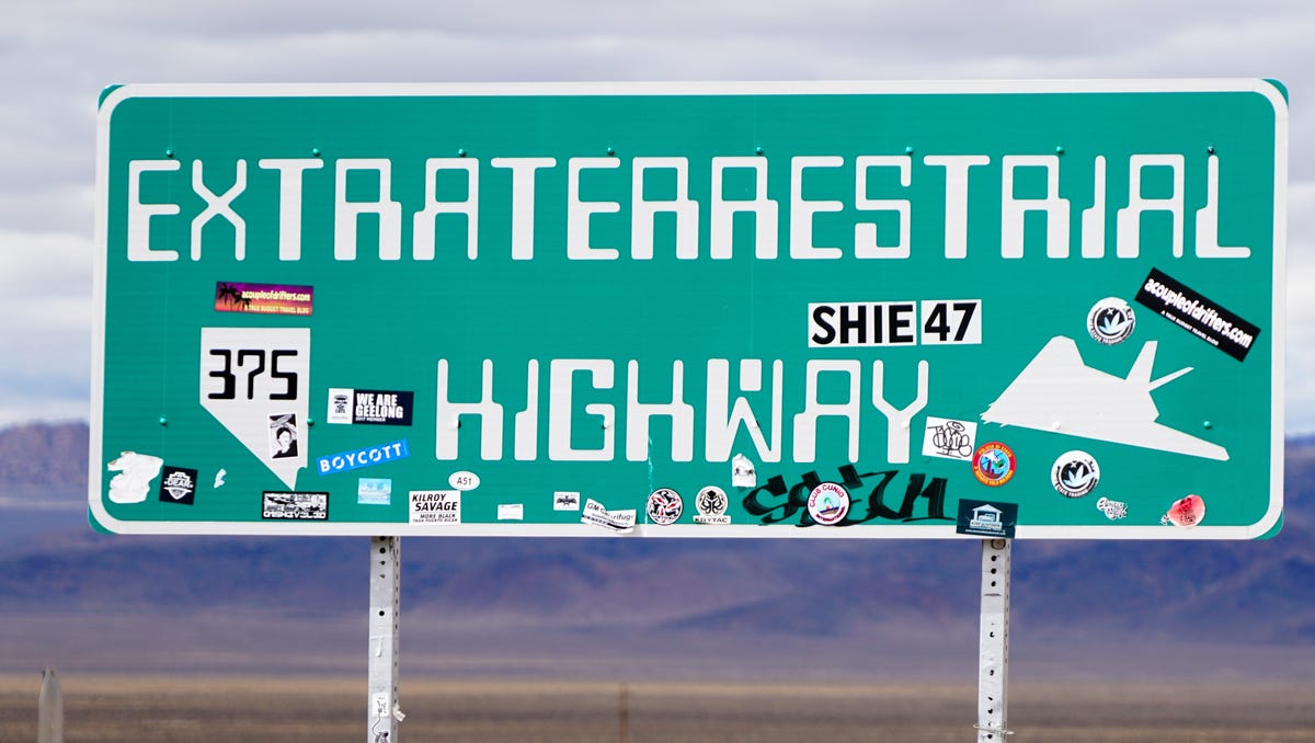 Nevada's Extraterrestrial Highway draws visitors from around the world (and maybe from other ones too!) to check out Area 51.