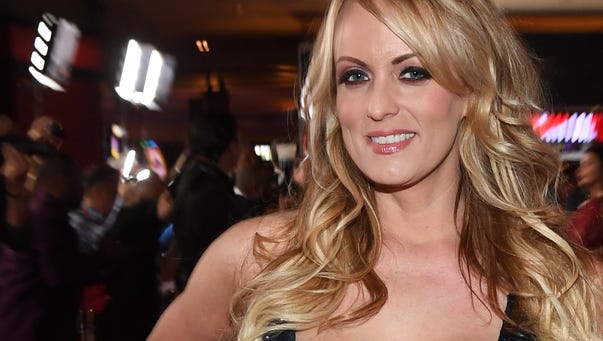 Adult film actress Stormy Daniels attends the 2018