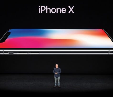 iPhone X.