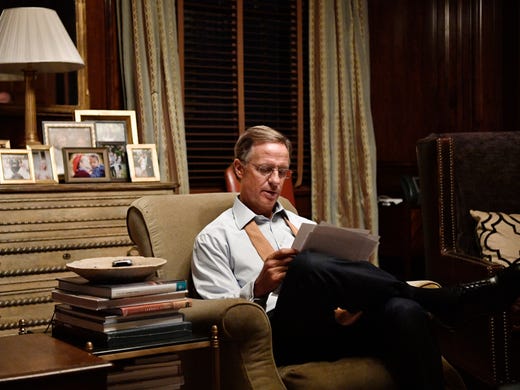 Upstairs in the private area of the Governor's residence,