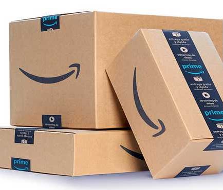 A stack of Amazon Prime boxes.
