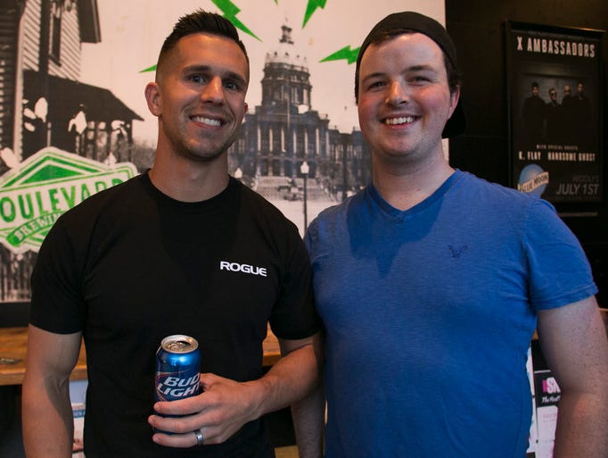 Jon Clayberg, 30, and Tyler Nash, 26, at the X Ambassadors